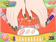 play Barbie Easter Nails Designer