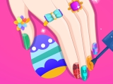 play Barbie Easter Nails Designer