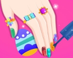 play Barbie Easter Nails Designer