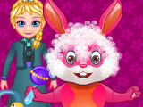 play Elsas Easter Bunny Grooming