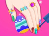 play Barbie Easter Nails Designer