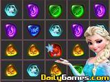play Frozen Elsa Crystal Match