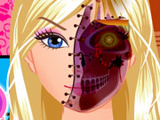 play Barbie Zombie Treatment Kissing