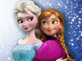 Elsa And Anna Eggs Painting