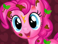 Pinkie Pie Cleaning Kissing