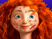 play Merida Brave Skin Care Kissing