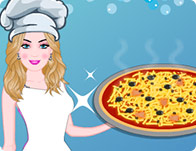 play Barbie Cooking Sicilian Pizza