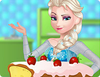 play Elsa Cooking Pound Cake