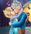Elsa Kissing Jack Frost