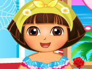 play Dora Party Cleanup Kissing