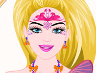 Barbie Princess Face Painting