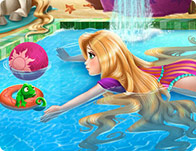 play Rapunzel Swimming Pool