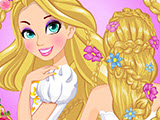 play Rapunzel Wedding Braids School