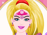 Barbie Princess Face Painting