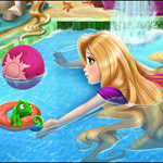 play Rapunzel Swimming Pool