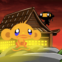 play Monkey Go Happy: Ninjas