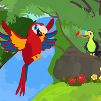 play Red Parrot Escape