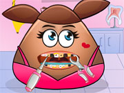 play Pou Girl Tooth Problems