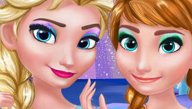 play Frozen Sisters Prom Make Up