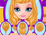 play Baby Barbie Flower Braids