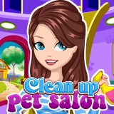play Clean Up Pet Salon