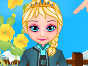 play Frozen Elsas Garden Kissing