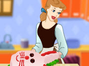 play Cinderella Cooking Bunny Cake