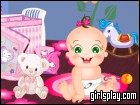 play Baby Rosy Bedroom Decoration
