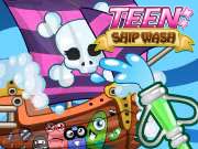 play Teen Pirate Ship Wash Kissing