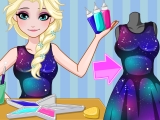 play Elsa Diy Galaxy Dress