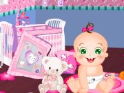 play Baby Rosy Bedroom Decoration