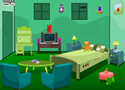 play Escape From Green Bedroom