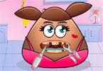 Pou Girl Tooth Problems