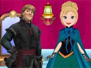play Shopaholic Frozen Anna Dressup