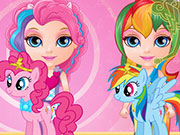 play Baby Barbie Little Pony