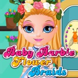 play Baby Barbie Flower Braids