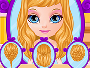 play Barbie Flower Braids