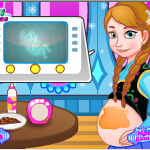 play Anna And Kristoff Care Newborn Princess