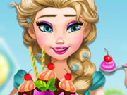 play Pregnant Elsa Ice Cream Kissing