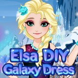 play Elsa Diy Galaxy Dress