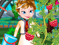 play Frozen Anna Fruit Garden