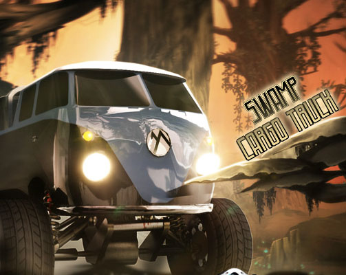 Swamp Cargo Truck game