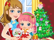 play Baby Alice Christmas Kissing