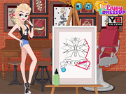 play Elsa Tattoo Designer