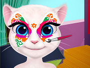 play Talking Angela Face Painting