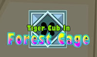 play Tiger Cub In Forest Cage