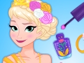 play Frozen Prom Nails Designer