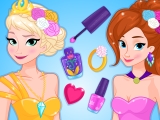 play Frozen Prom Nails Designer