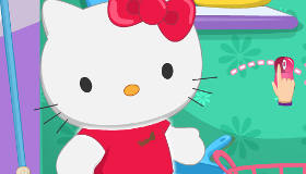play Laundry With Hello Kitty