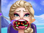 play Elsa Throat Doctor